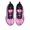 Cupcake Pink Print Pattern Black Sneaker-grizzshop