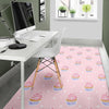 Cupcake Polka Dot Pattern Print Floor Mat-grizzshop