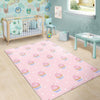 Cupcake Polka Dot Pattern Print Floor Mat-grizzshop