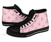 Cupcake Polka Dot Pattern Print Men Women's High Top Shoes-grizzshop