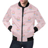 Cupcake Polka Dot Pattern Print Men's Bomber Jacket-grizzshop