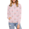 Cupcake Polka Dot Pattern Print Women Pullover Hoodie-grizzshop