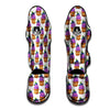 Cupcake Purple Print Pattern Muay Thai Shin Guards-grizzshop