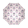 Cupcake Unicorn Pattern Print Foldable Umbrella-grizzshop