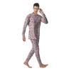 Cupcake Unicorn Print Pattern Men's Pajamas-grizzshop