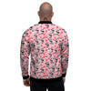 Cupid Valentine Cute Panda Print Pattern Men's Bomber Jacket-grizzshop