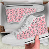 Cupid Valentine Cute Panda Print Pattern White High Top Shoes-grizzshop