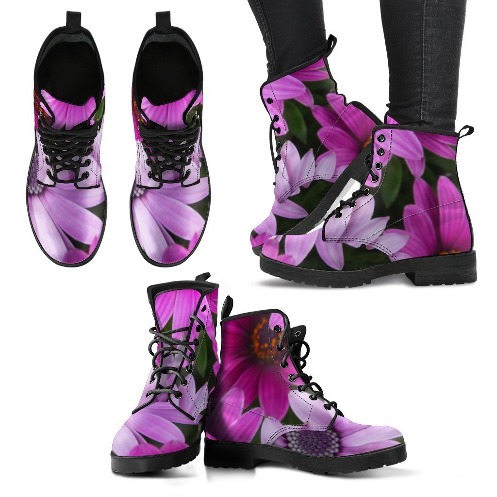 Custom New Flower Designer Boots-grizzshop