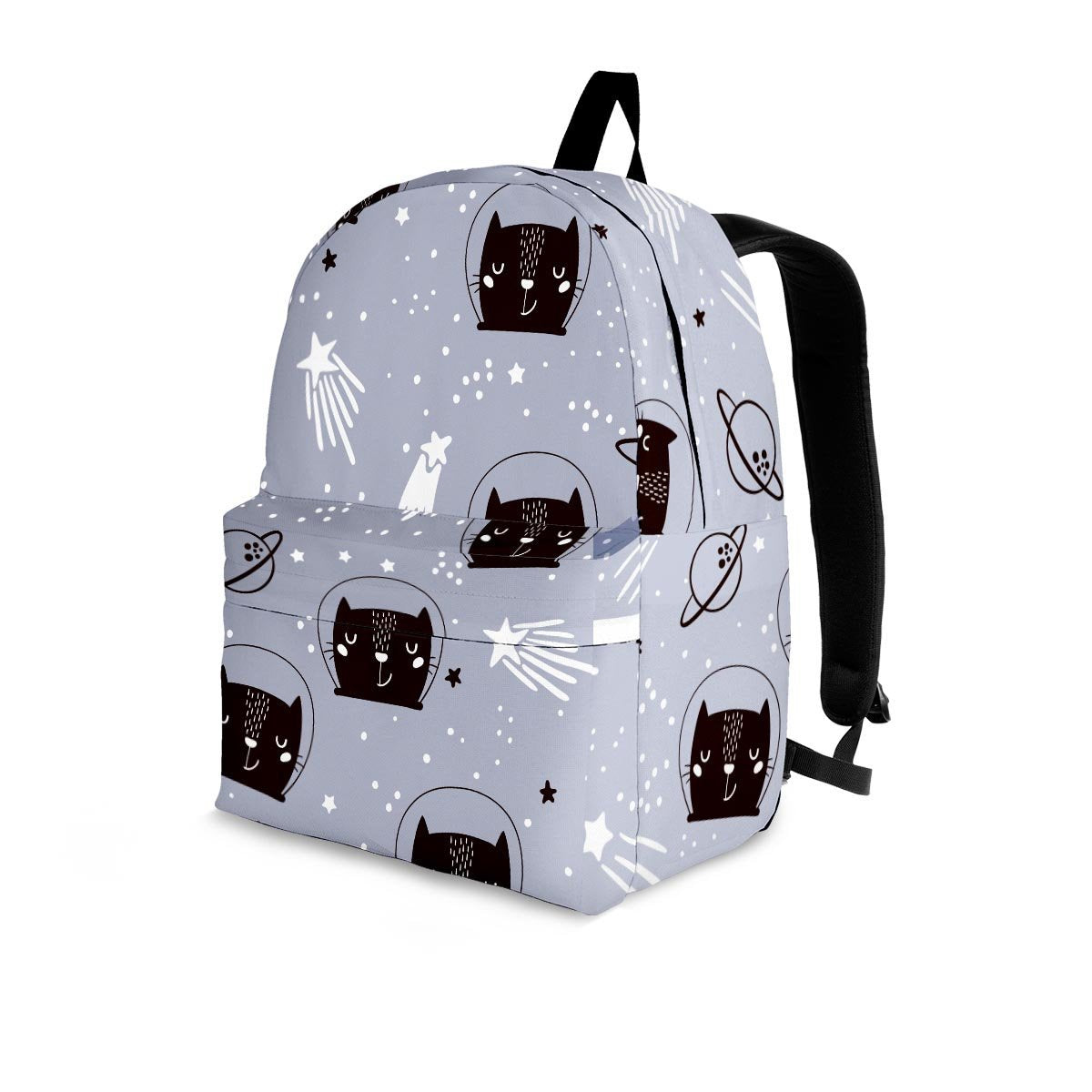 Cute Astronaut Cat Print Backpack-grizzshop