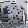 Cute Astronaut Cat Print Blanket-grizzshop