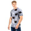 Cute Astronaut Cat Print Men T Shirt-grizzshop