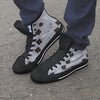 Cute Astronaut Cat Print Men's High Top Shoes-grizzshop