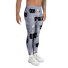 Cute Astronaut Cat Print Men's Leggings-grizzshop