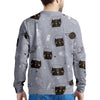 Cute Astronaut Cat Print Men's Sweatshirt-grizzshop