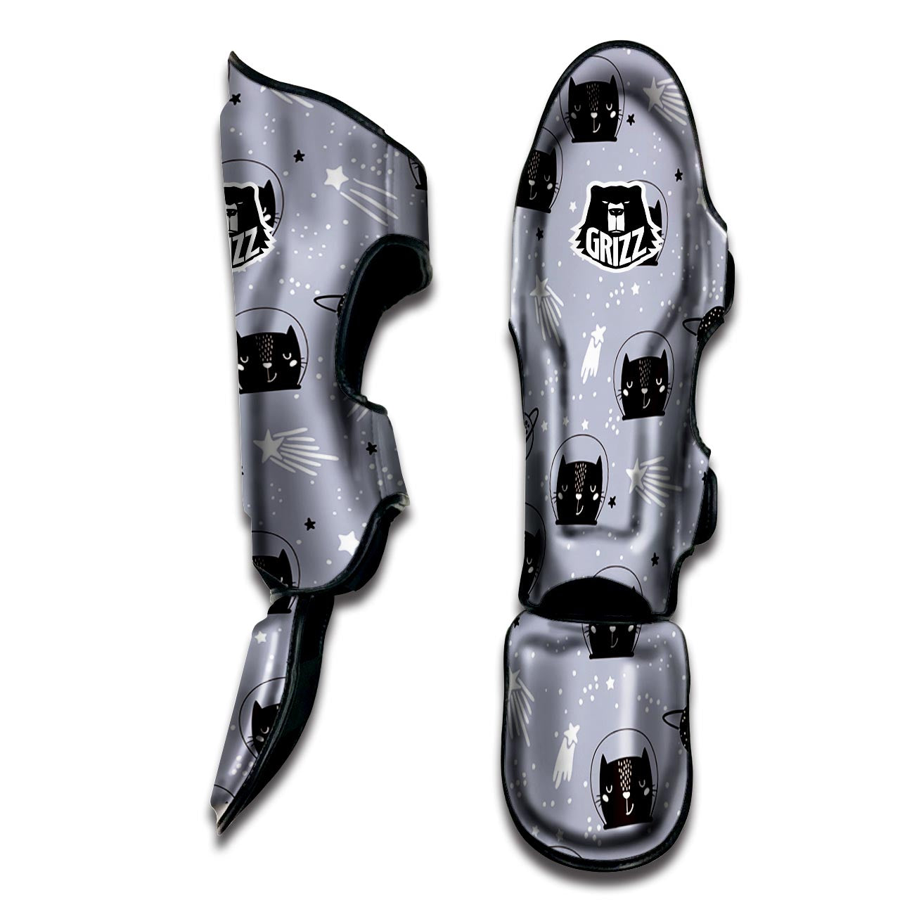 Cute Astronaut Cat Print Muay Thai Shin Guard-grizzshop