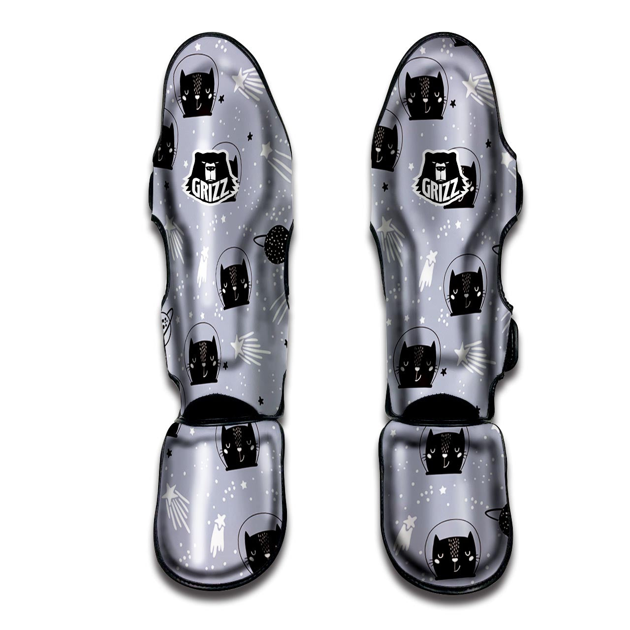 Cute Astronaut Cat Print Muay Thai Shin Guard-grizzshop