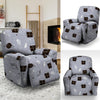 Cute Astronaut Cat Print Recliner Cover-grizzshop