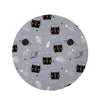 Cute Astronaut Cat Print Round Rug-grizzshop