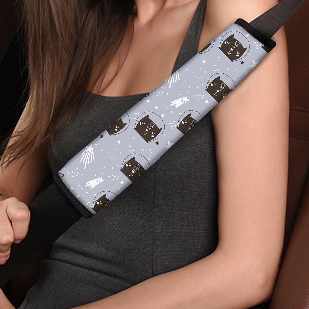 Cute Astronaut Cat Print Seat Belt Cover-grizzshop