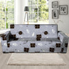 Cute Astronaut Cat Print Sofa Cover-grizzshop