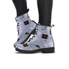 Cute Astronaut Cat Print Women's Boots-grizzshop