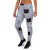 Cute Astronaut Cat Print Women's Joggers-grizzshop