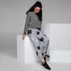 Cute Astronaut Cat Print Women's Joggers-grizzshop