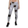 Cute Astronaut Cat Print Women's Leggings-grizzshop