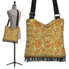 Cute Bee Honey Gifts Pattern Print Crossbody Bags-grizzshop