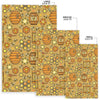 Cute Bee Honey Gifts Pattern Print Floor Mat-grizzshop