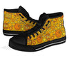 Cute Bee Honey Gifts Pattern Print Men Women's High Top Shoes-grizzshop