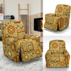 Cute Bee Honey Gifts Pattern Print Recliner Cover-grizzshop