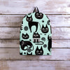 Cute Black Cat Print Backpack-grizzshop