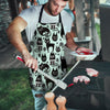 Cute Black Cat Print Men's Apron-grizzshop