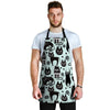 Cute Black Cat Print Men's Apron-grizzshop