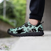 Cute Black Cat Print Men's Sneakers-grizzshop