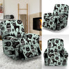 Cute Black Cat Print Recliner Cover-grizzshop