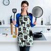 Cute Black Cat Print Women's Apron-grizzshop