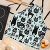 Cute Black Cat Print Women's Apron-grizzshop