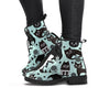 Cute Black Cat Print Women's Boots-grizzshop