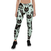 Cute Black Cat Print Women's Leggings-grizzshop