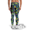 Cute Camping Equipment Print Pattern Men's Leggings-grizzshop