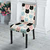 Cute Cat Face Print Chair Cover-grizzshop