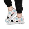 Cute Cat Face Print Men's Sneakers-grizzshop