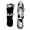 Cute Cat Face Print Muay Thai Shin Guard-grizzshop