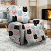 Cute Cat Face Print Recliner Cover-grizzshop