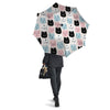 Cute Cat Face Print Umbrella-grizzshop