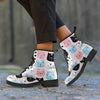 Cute Cat Face Print Women's Boots-grizzshop