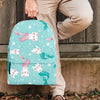 Cute Cat Mermaid Print Backpack-grizzshop