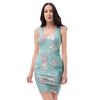 Cute Cat Mermaid Print Bodycon Dress-grizzshop